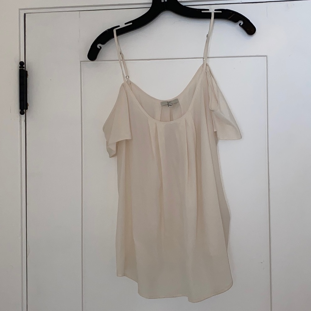 Josie white silk cami